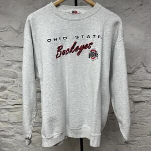 Ohio State Buckeyes Sweatshirt Crewneck Embroidered Team Edition Made in USA